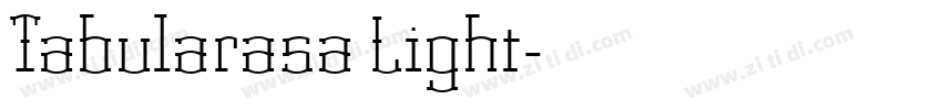 Tabularasa Light字体转换 Tabularasa Light字体转换